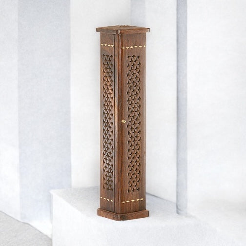 11" TALL INCENSE HOLDER JALI
H131