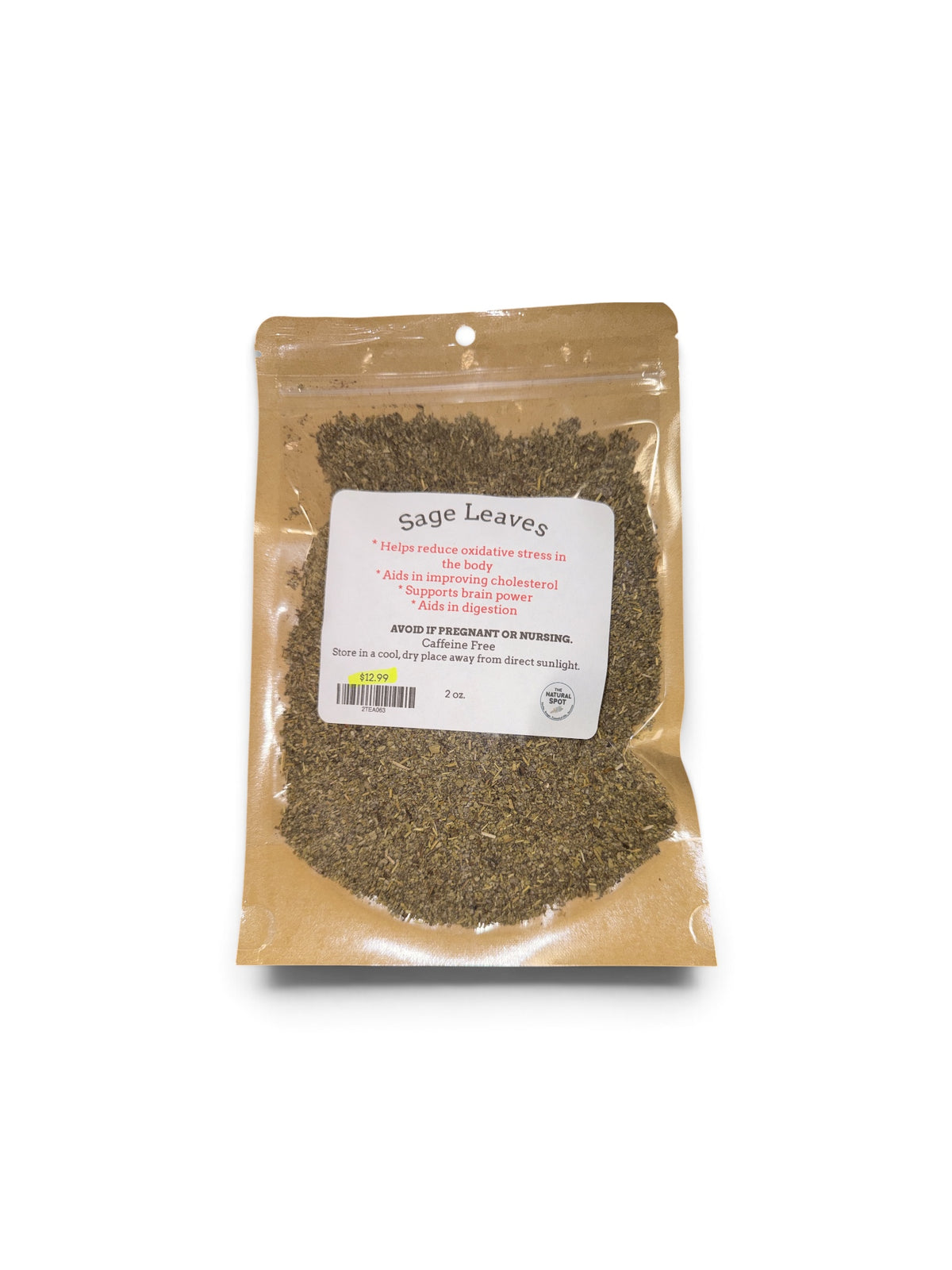 Sage Leaf (Rubbed) Kosher, Non GMO