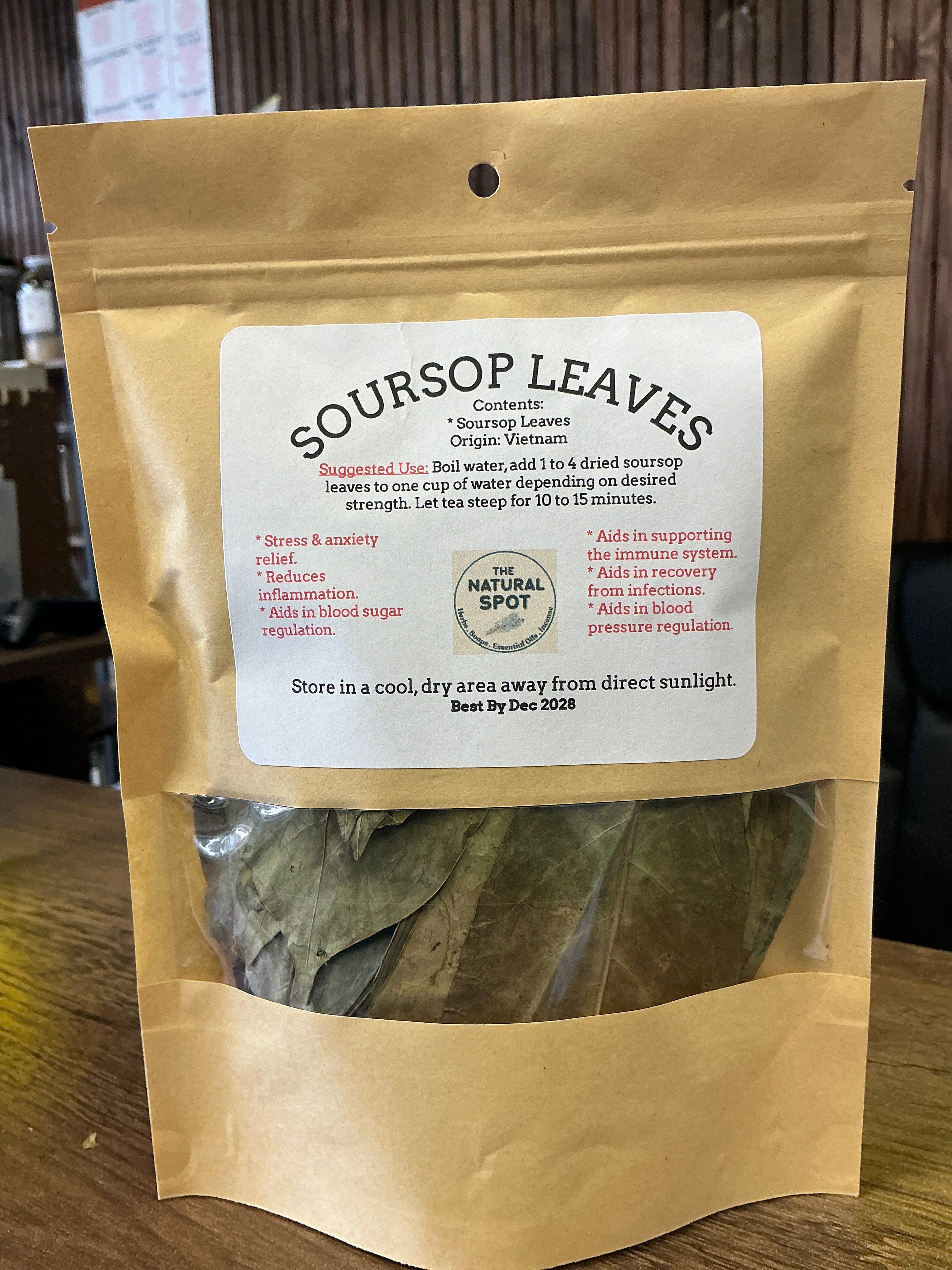 Organic Soursop Leaves (dried) - 50g