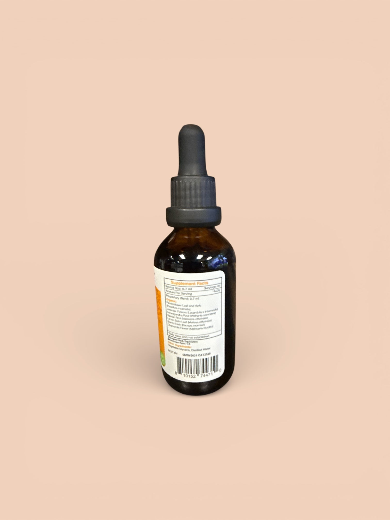 Secrets of the Tribe - Calm Secret, Herbal Supplement Blend Drops Alcohol-Free Liquid Extract, Anxious-Free Formula -2 oz