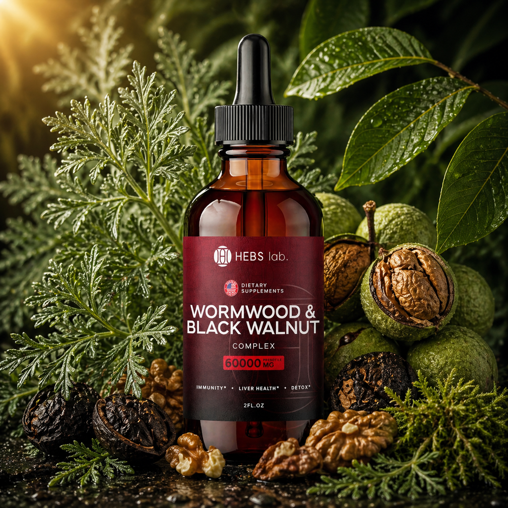 Organic Wormwood & Black Walnut – Parasite Detox Tincture