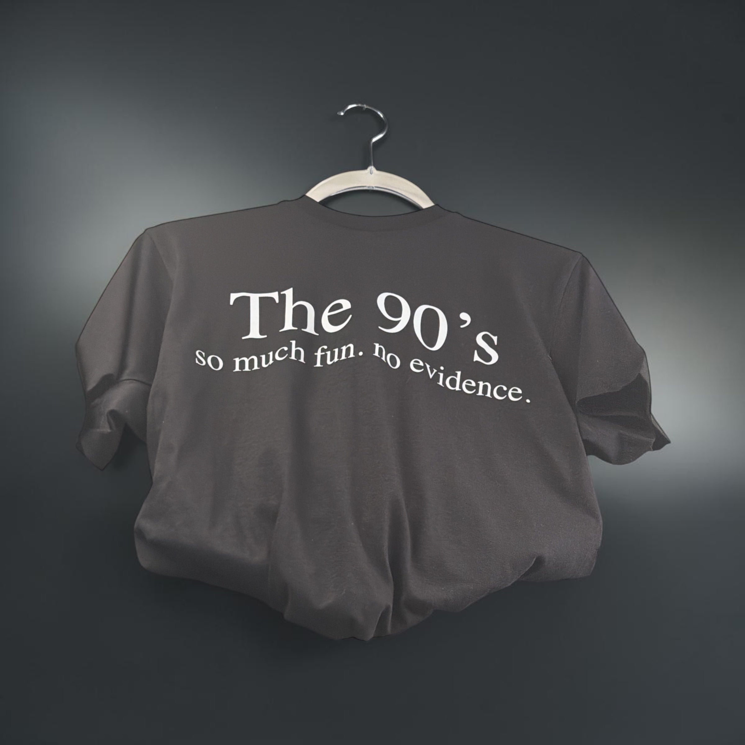 The 90S Graphic Women T-Shirt (Black)