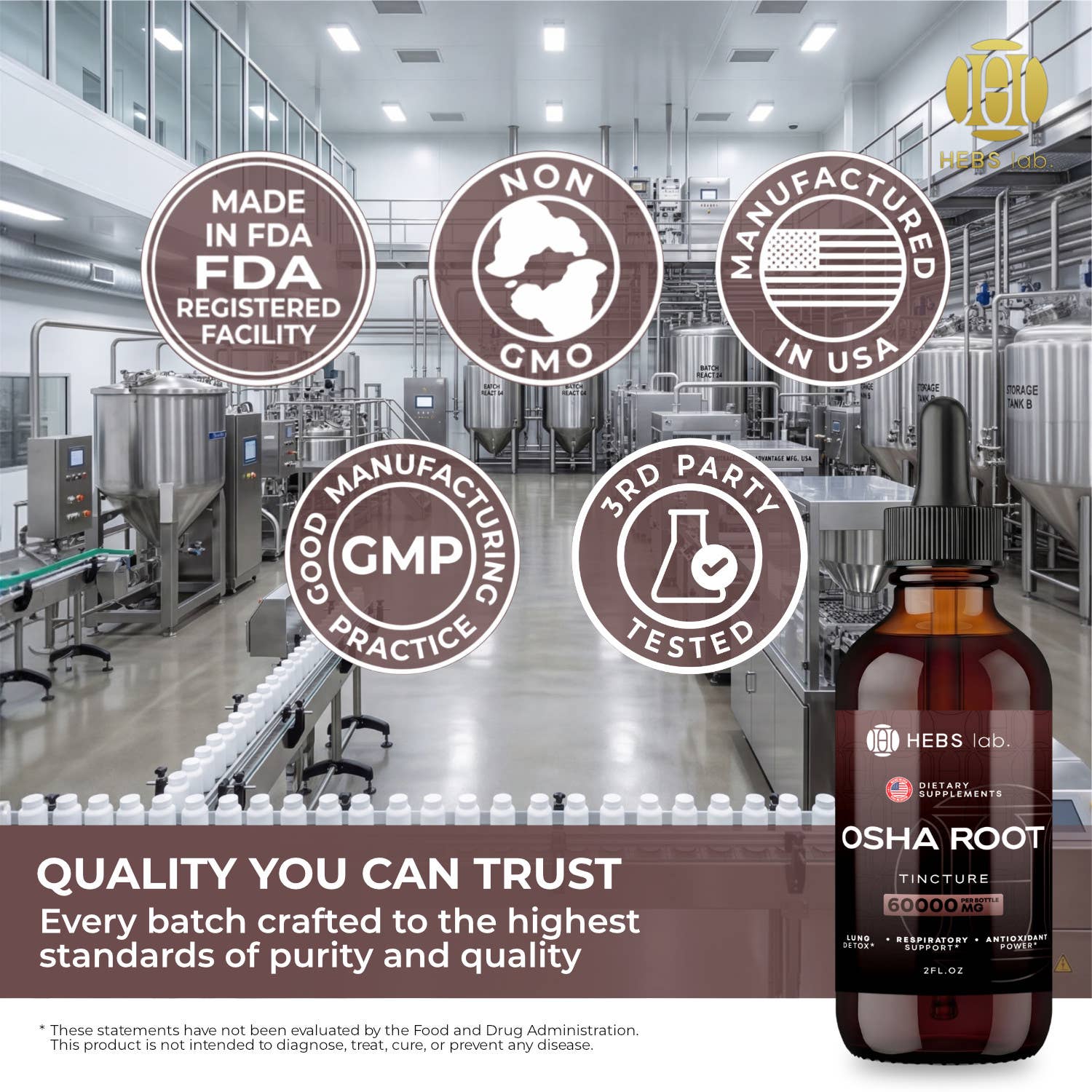 Osha Root Tincture – Lung Detox & Immune Support