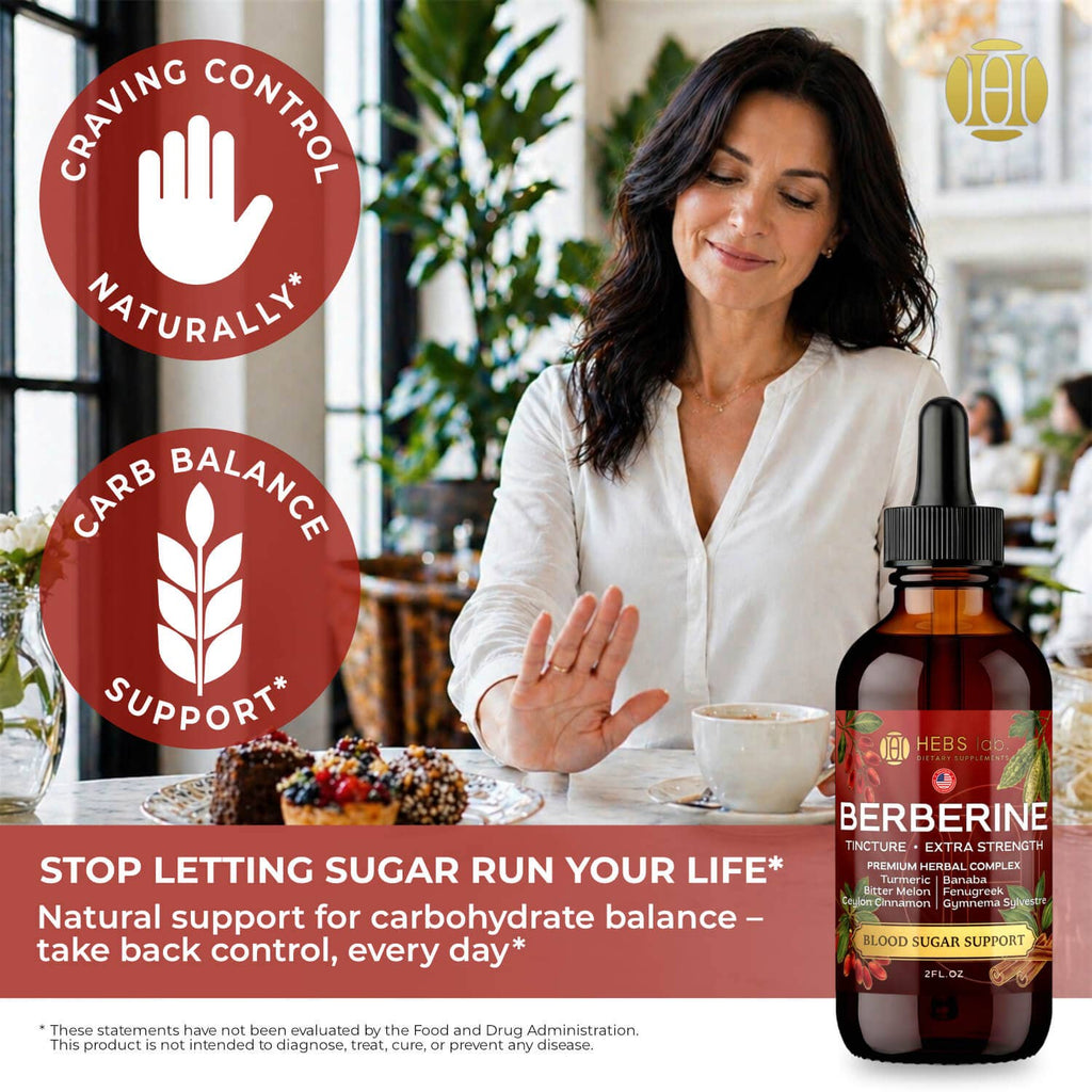 Blood Sugar Support Herbal Complex 1500mg — BERBERINE + ALA