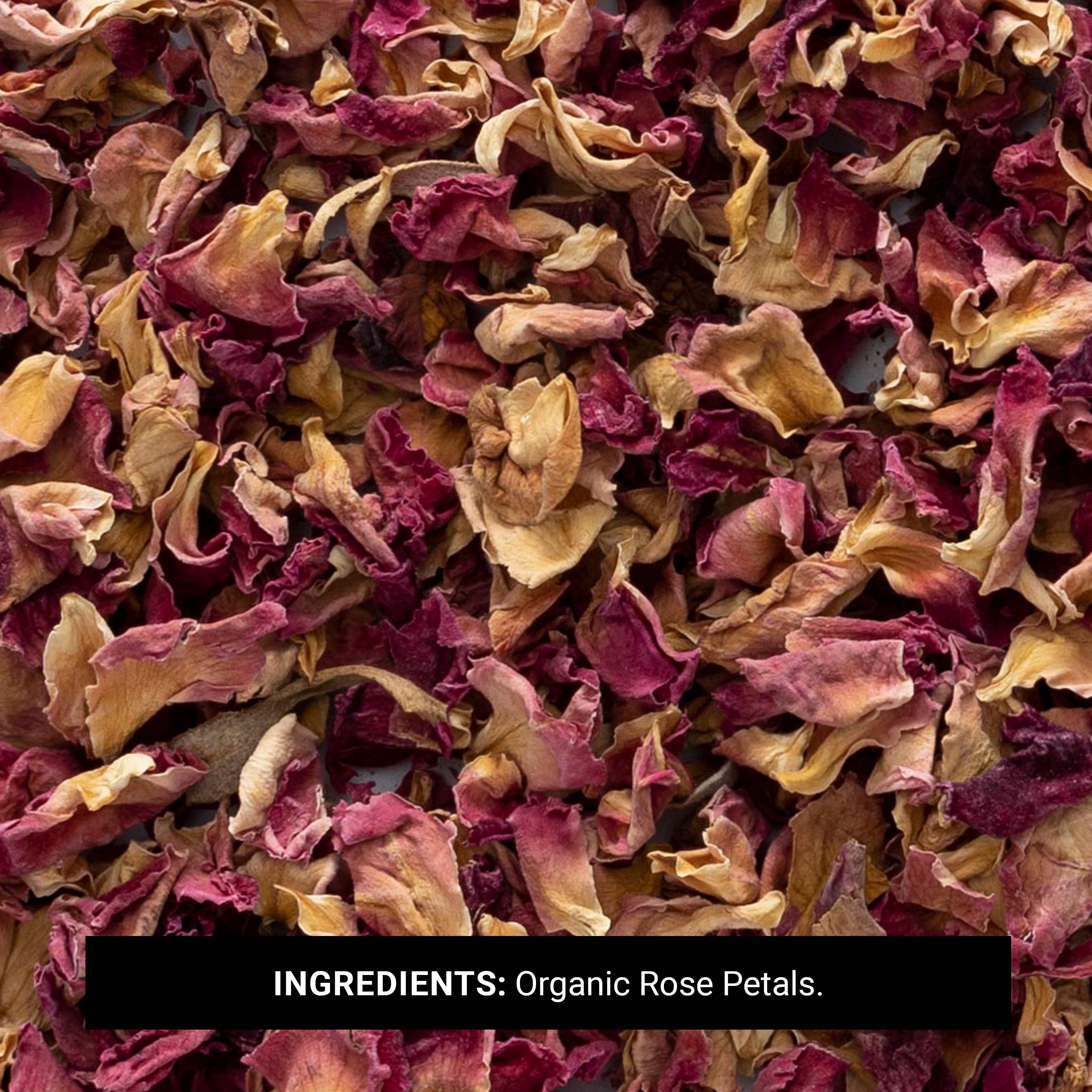 Red Rose Petals, Organic