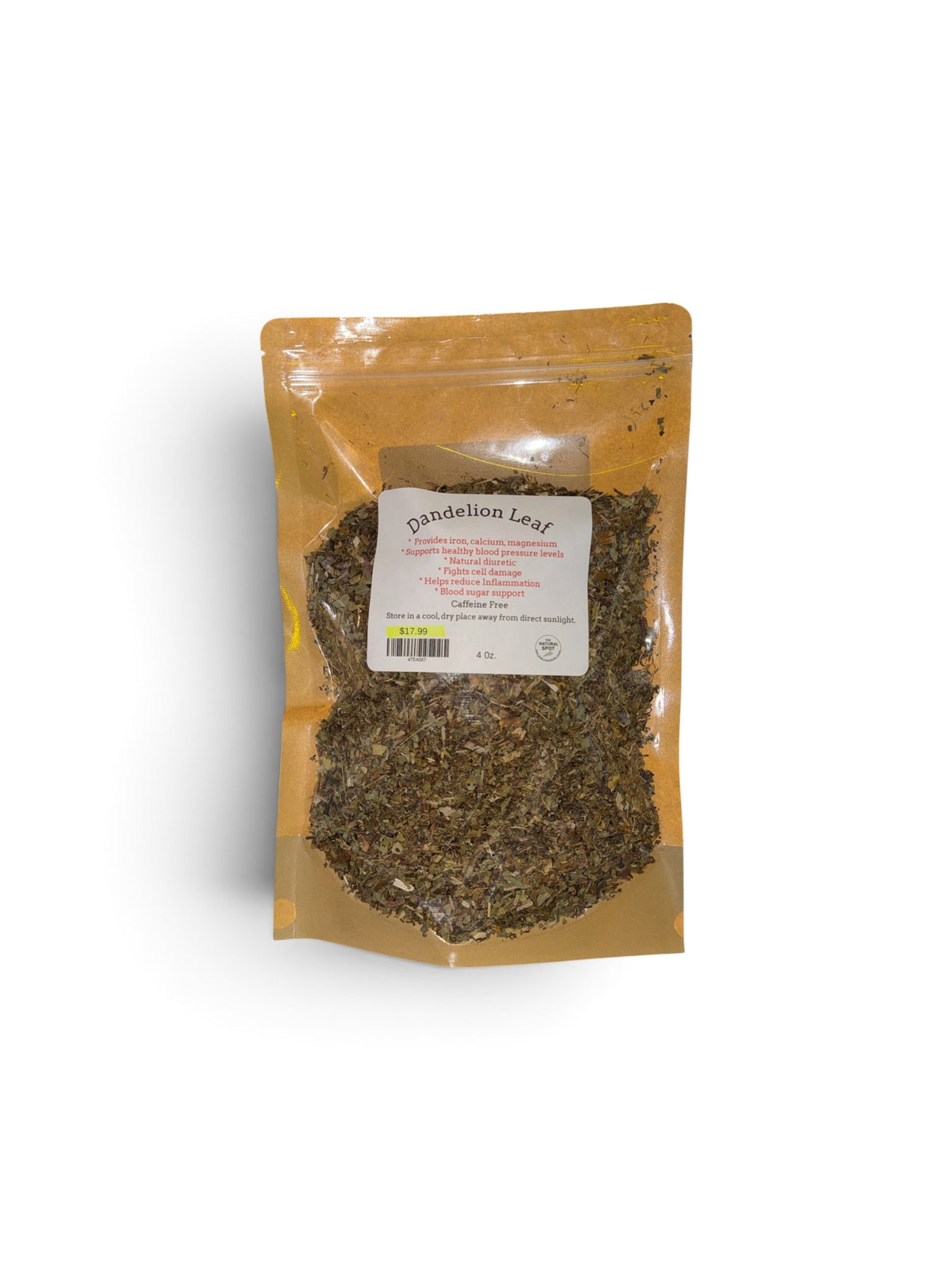 Dandelion Leaf Flakes, Organic, Non-GMO