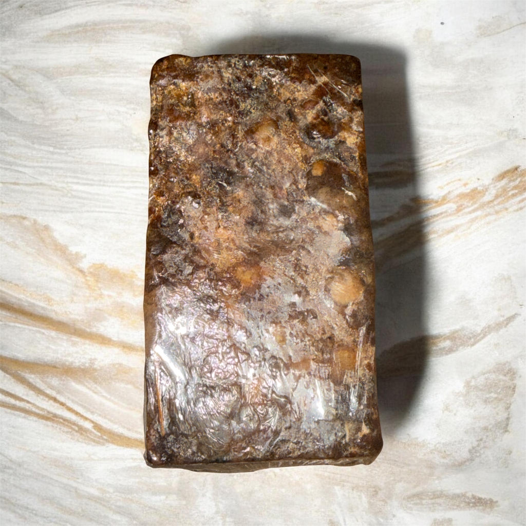 Raw Natural Black Soap Bar - 8 oz.