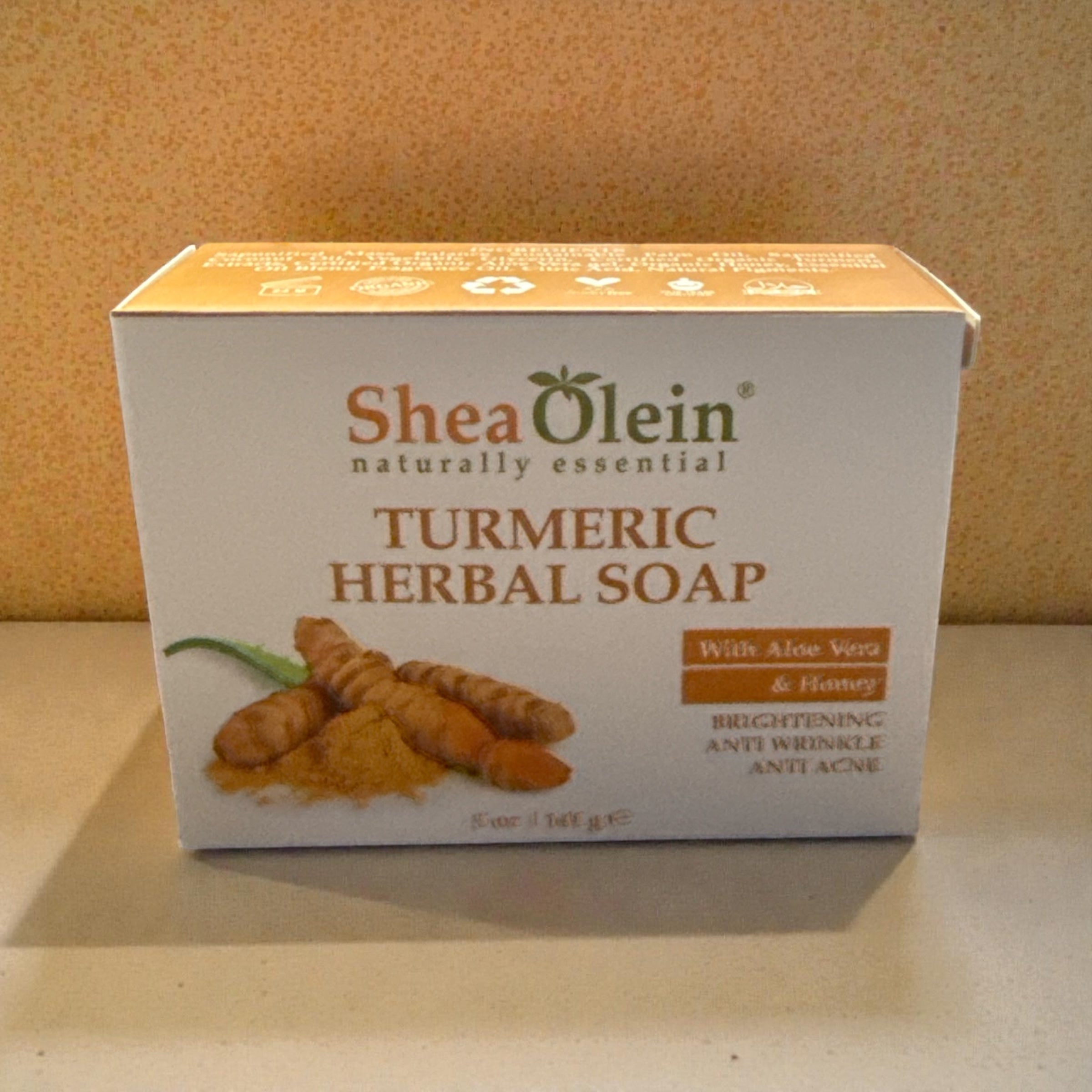 Shea olein Turmeric Herbal Soap with Aloe Vera & Honey