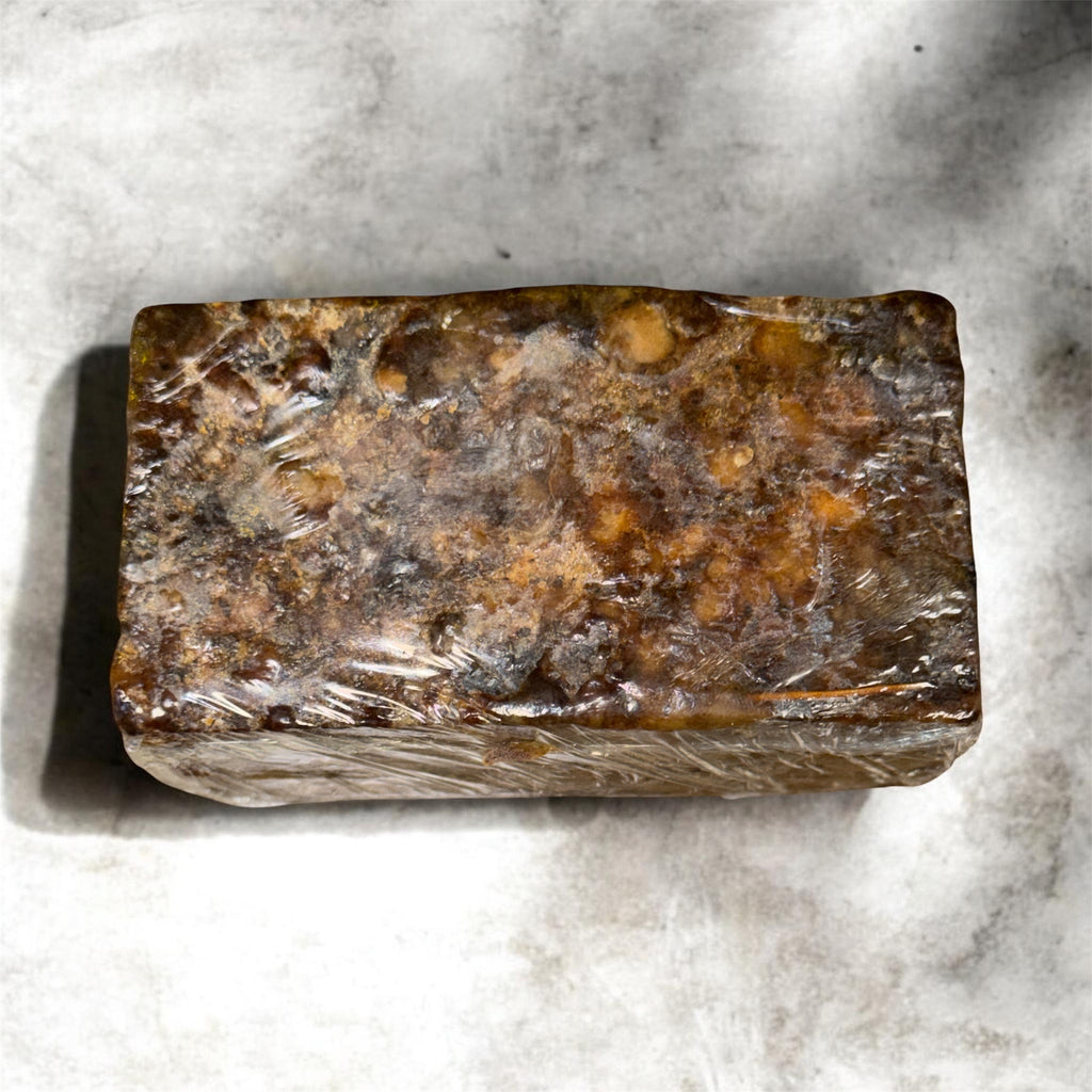 Raw Natural Black Soap Bar - 8 oz.