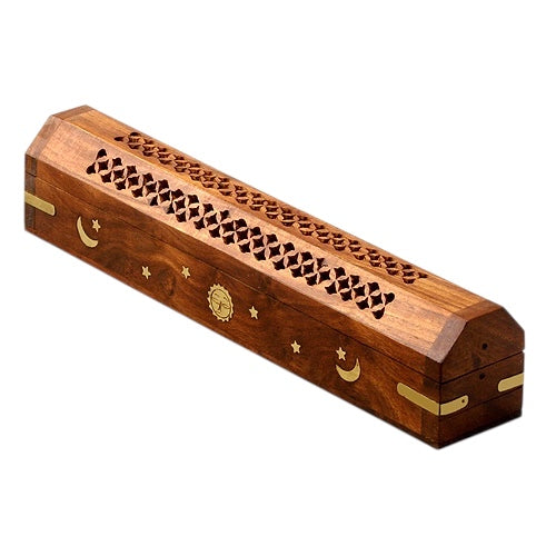 INCENSE HOLDER COFFIN STYLE H-43