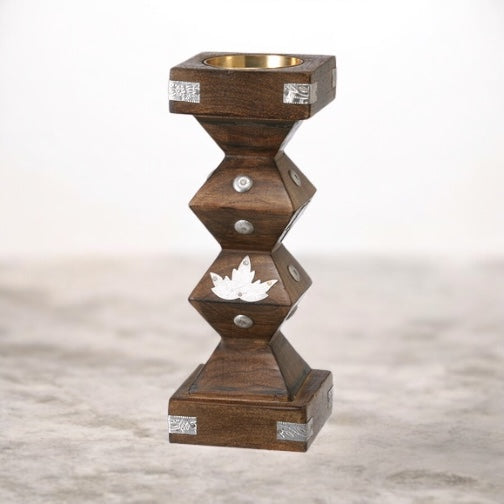 WOODEN C. BURNER (8"X4") H-134