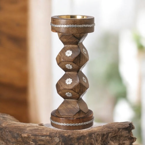 WOODEN C. BURNER (8"X4") H-136