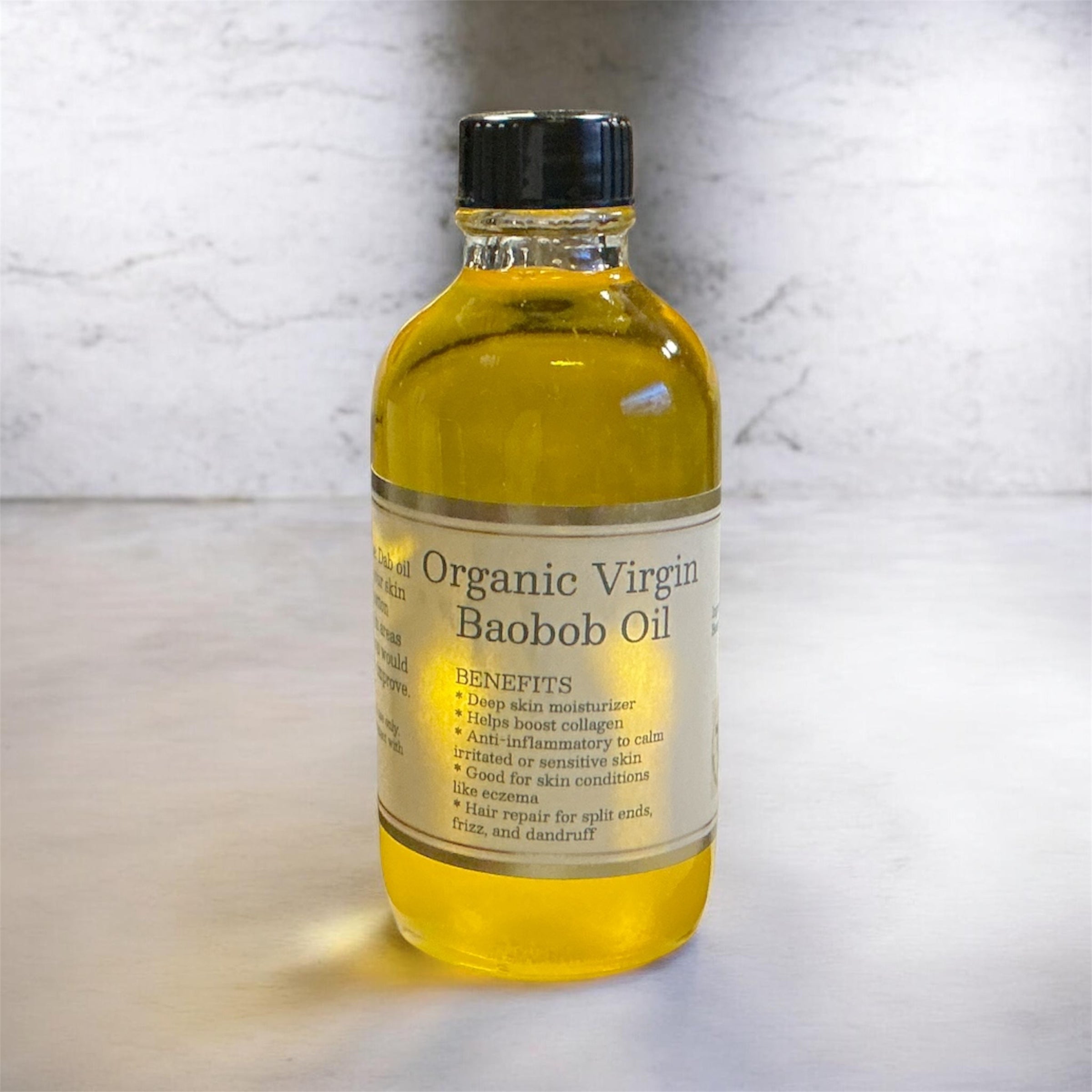 Organic Baobab Oil for Hair & Skin - 4 oz