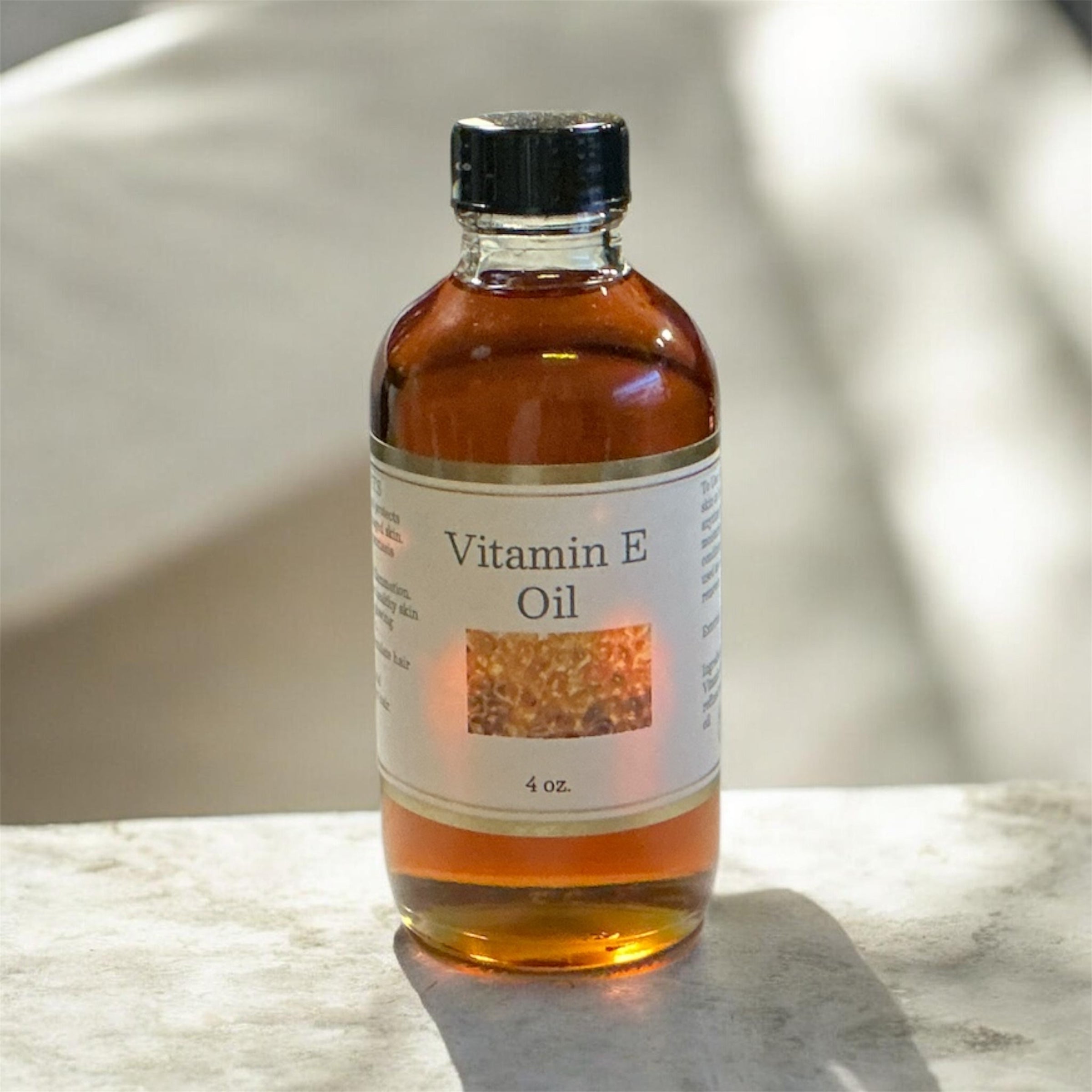 Vitamin E Oil for Skin Healing and Hair Strengthening - 4 oz