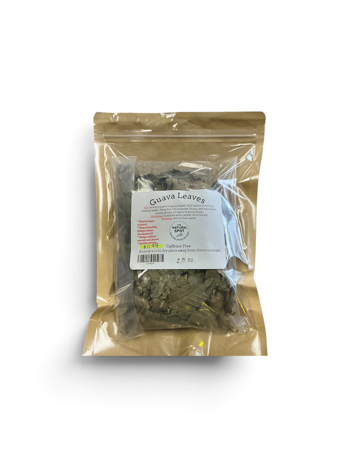 Dried Guava Leaves 2.5 oz. | All Natural Herbal Tea