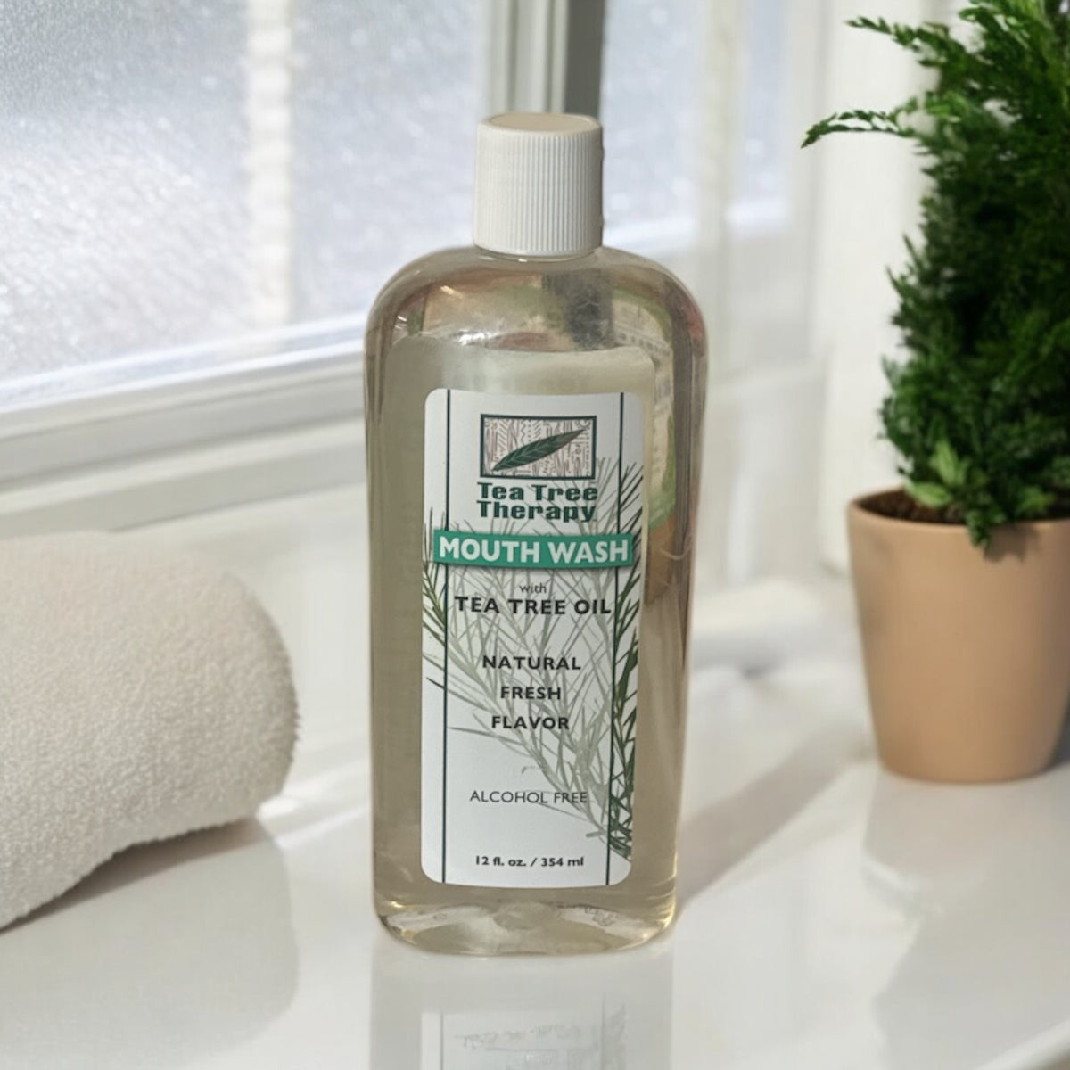 Natural Tea Tree Mouthwash - 12 oz. – The Natural Spot