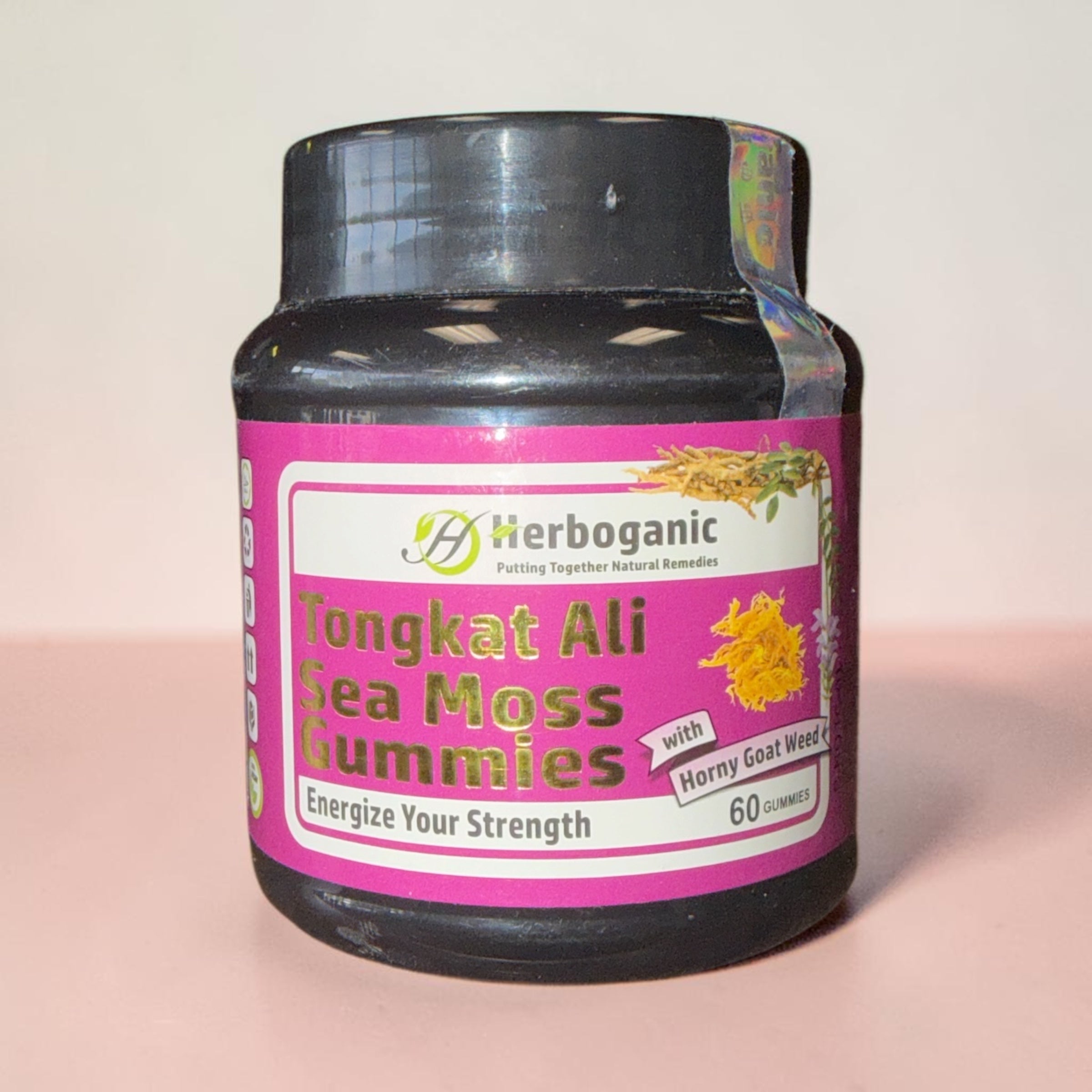 Tongkat Ali Sea Moss Gummies - 60 count