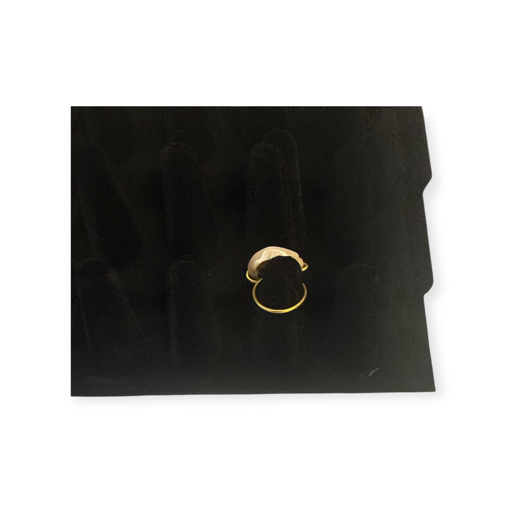 Brass & Cowrie Shell Rings