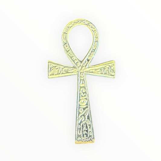 4" Brass Ankh