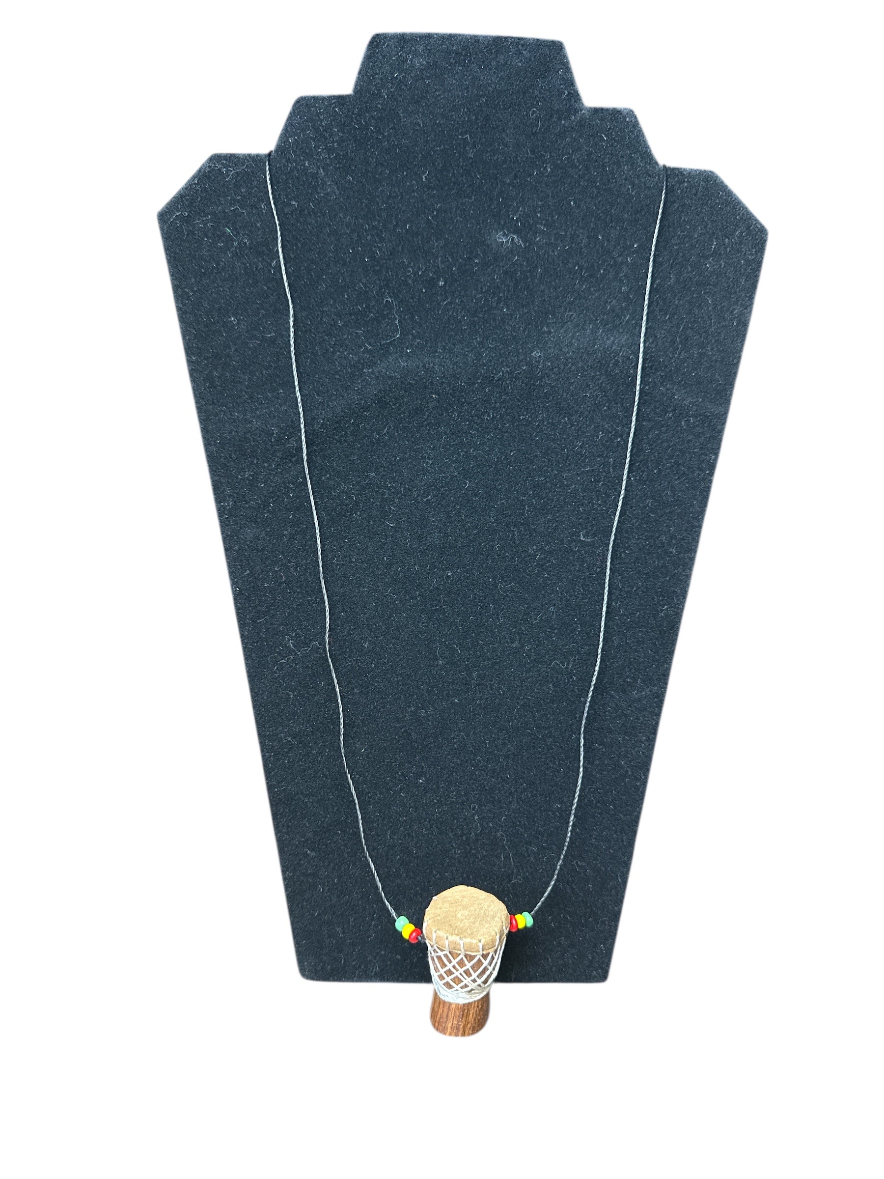 Djembe Drum Necklace: Small