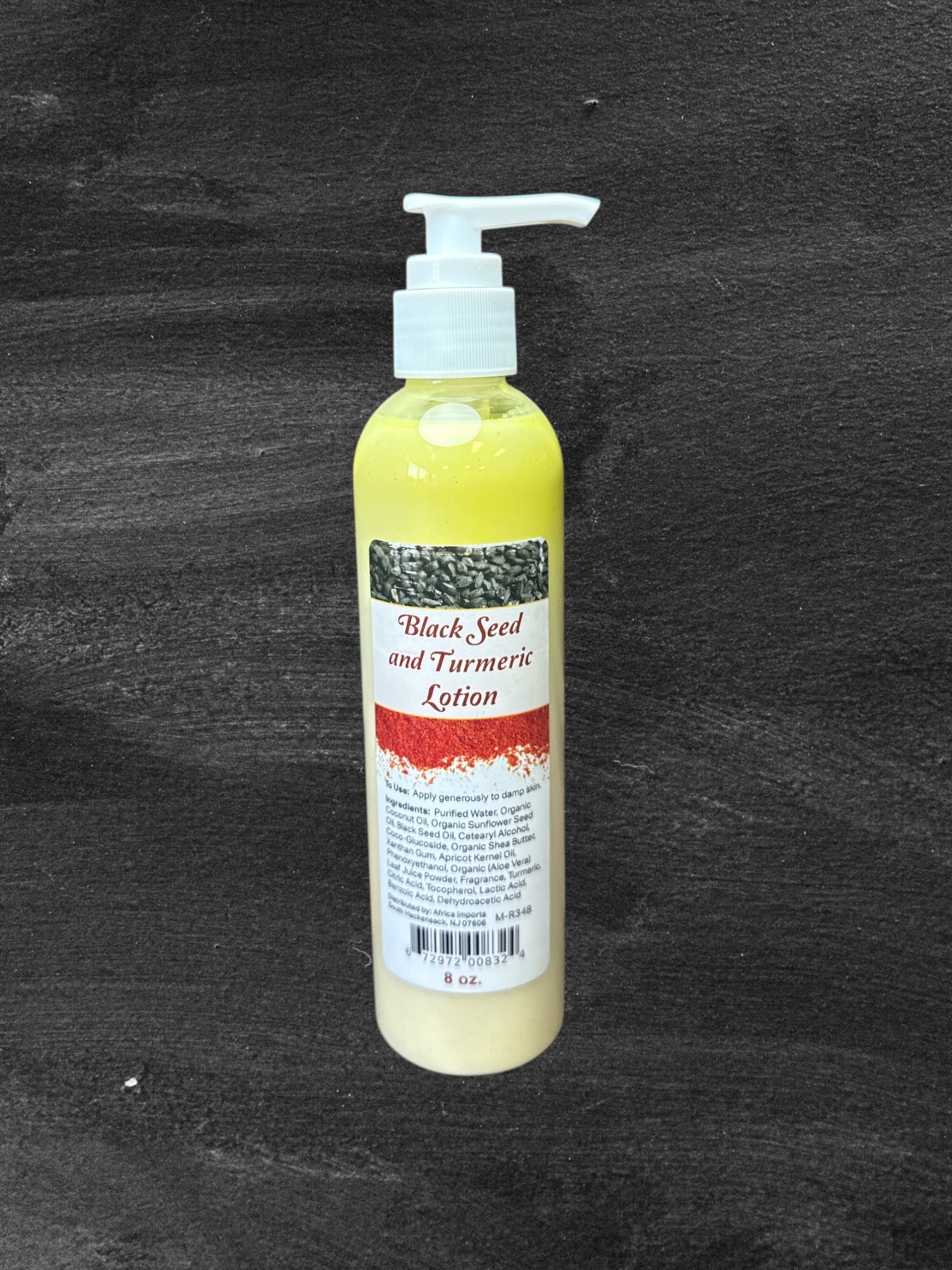 Skin Brightening Black Seed Turmeric Lotion - 8 oz