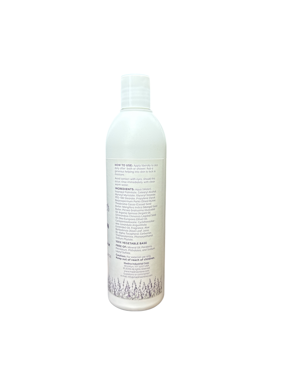 LAVENDER LOTION /W ESSENTIAL LAVENDER OIL