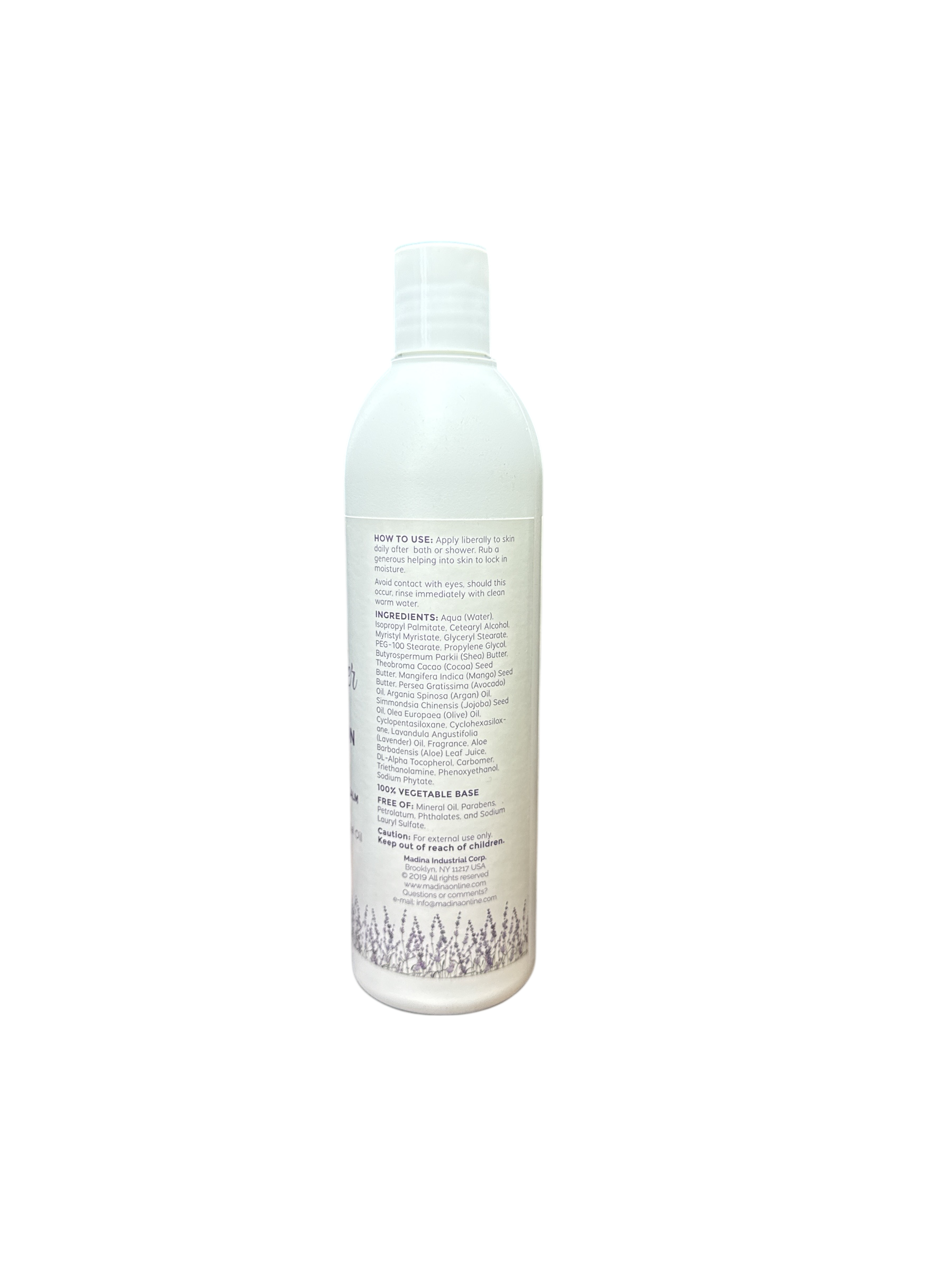 LAVENDER LOTION /W ESSENTIAL LAVENDER OIL