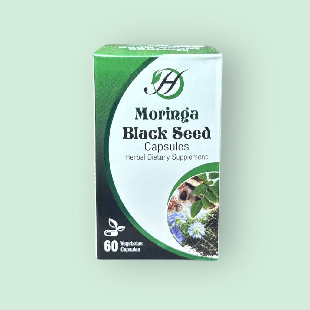 Moringa Black Seed Capsules – 60 Veggie Capsules