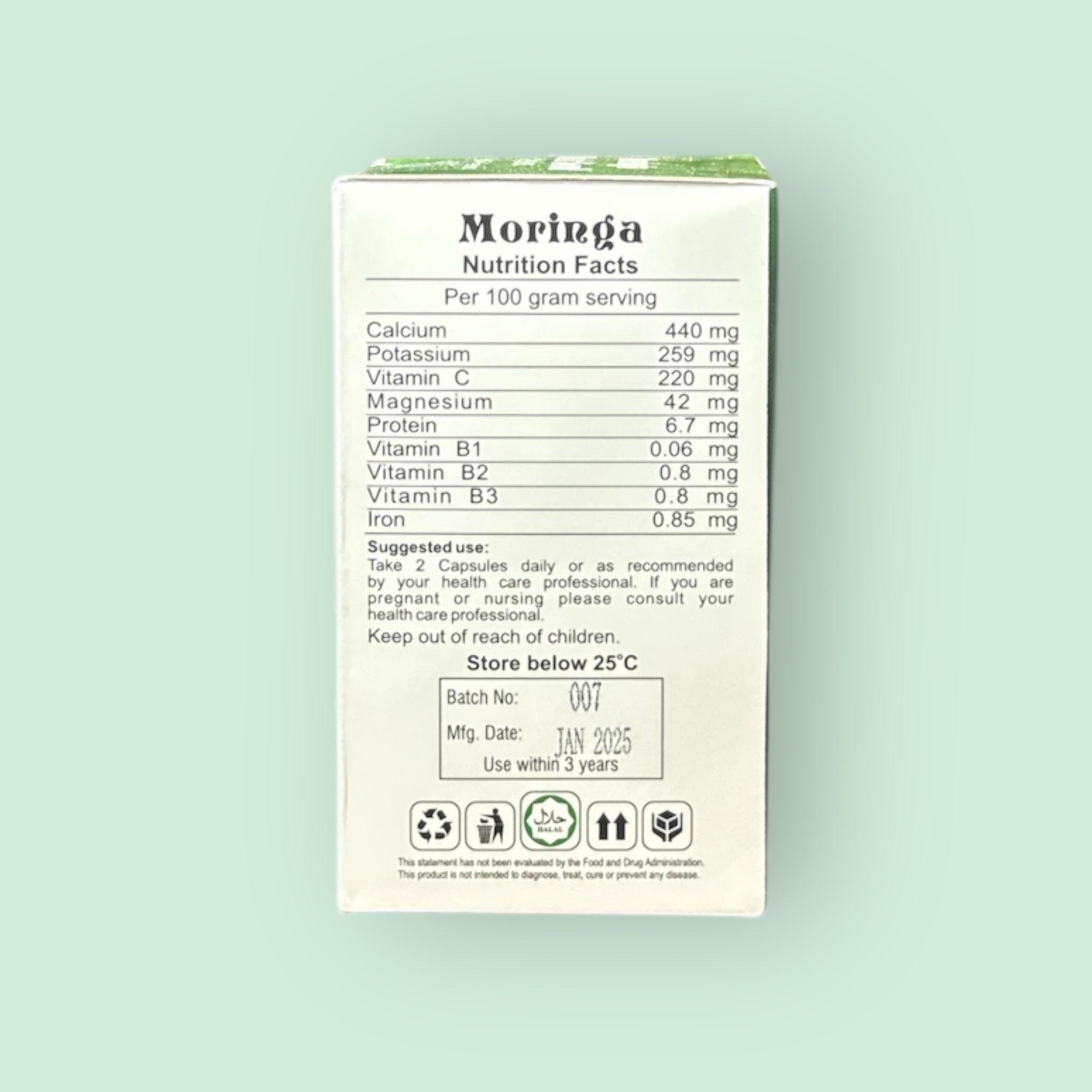 Moringa Black Seed Capsules – 60 Veggie Capsules