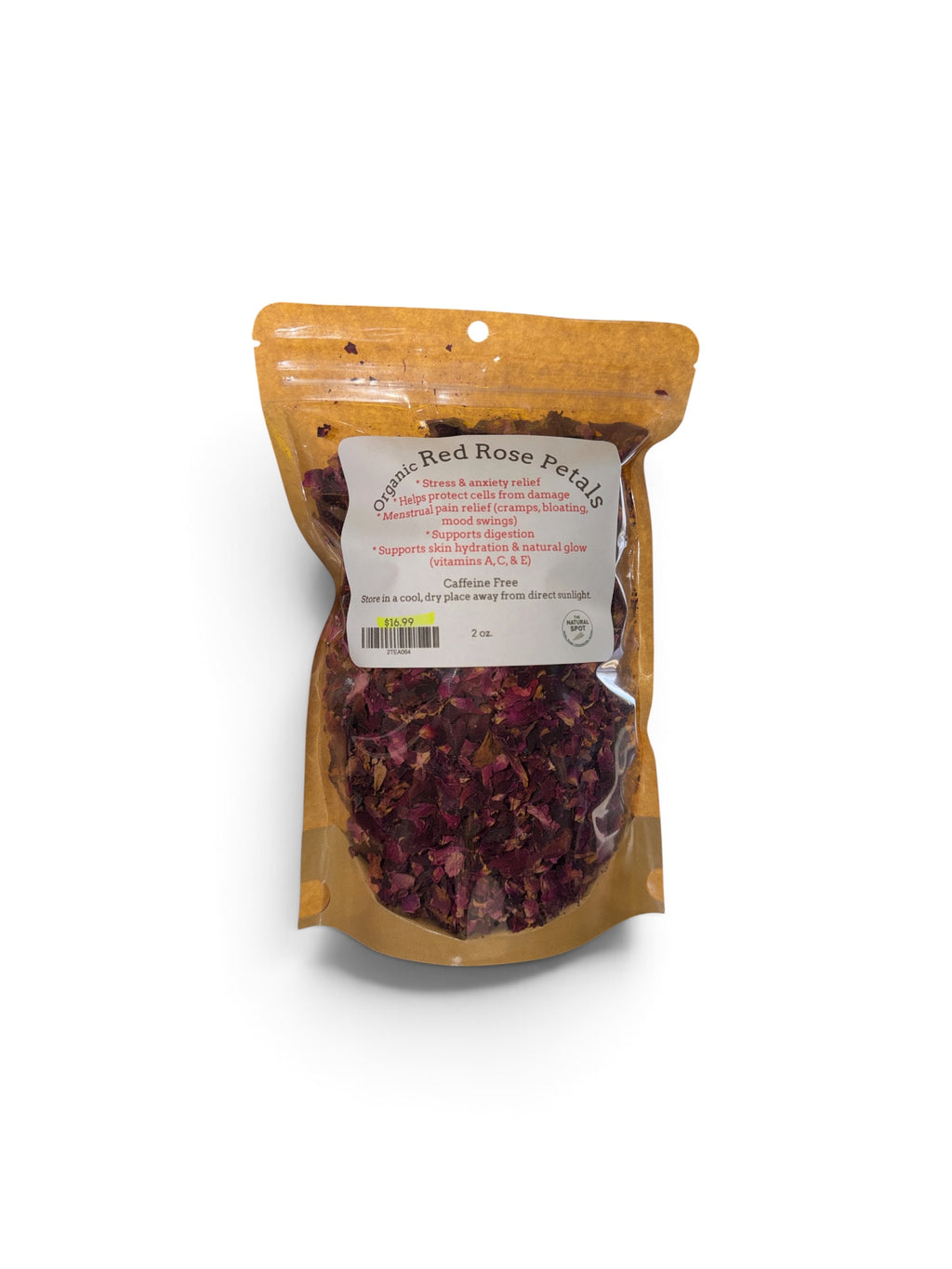 Red Rose Petals, Organic