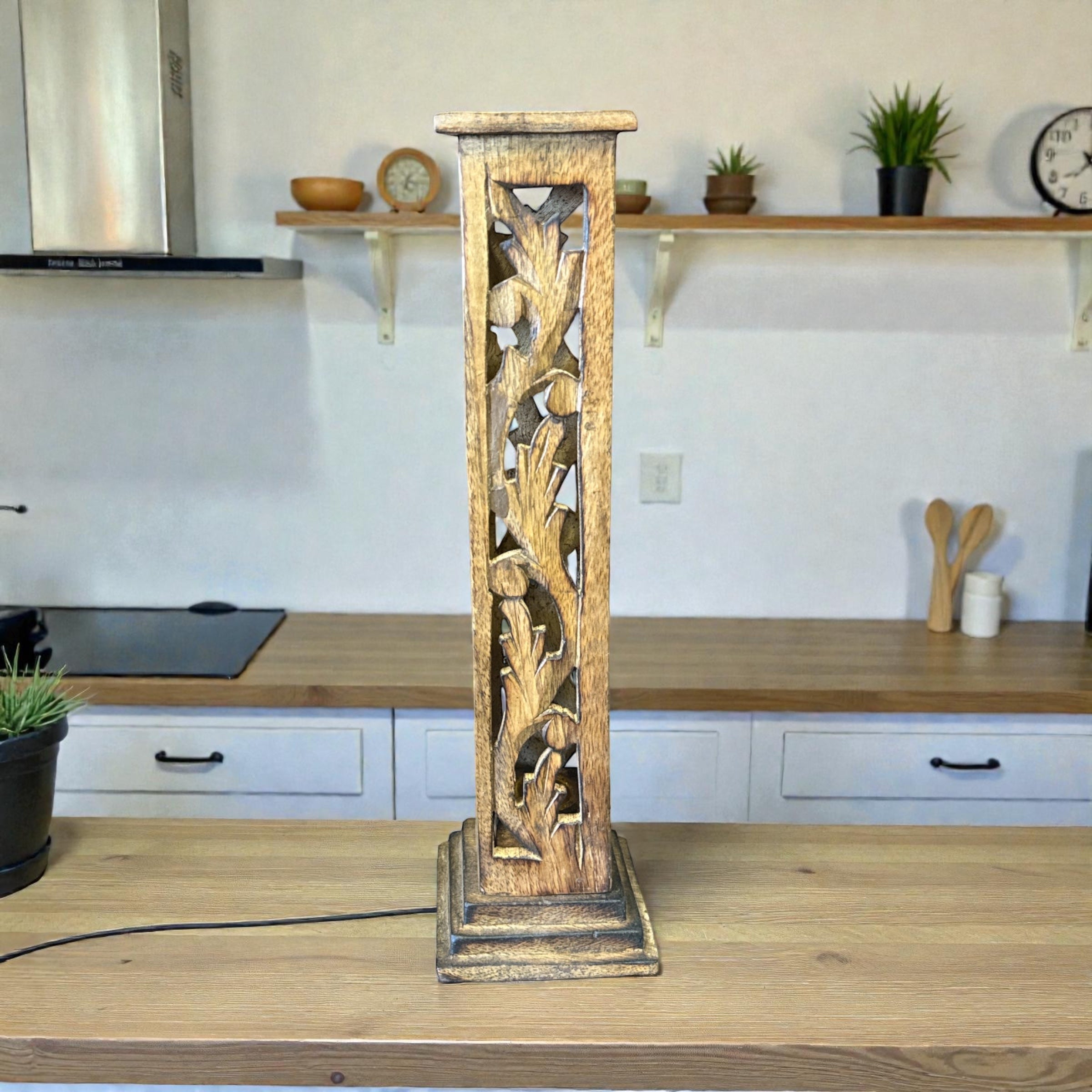11" INCENSE HOLDER TOWER H-176