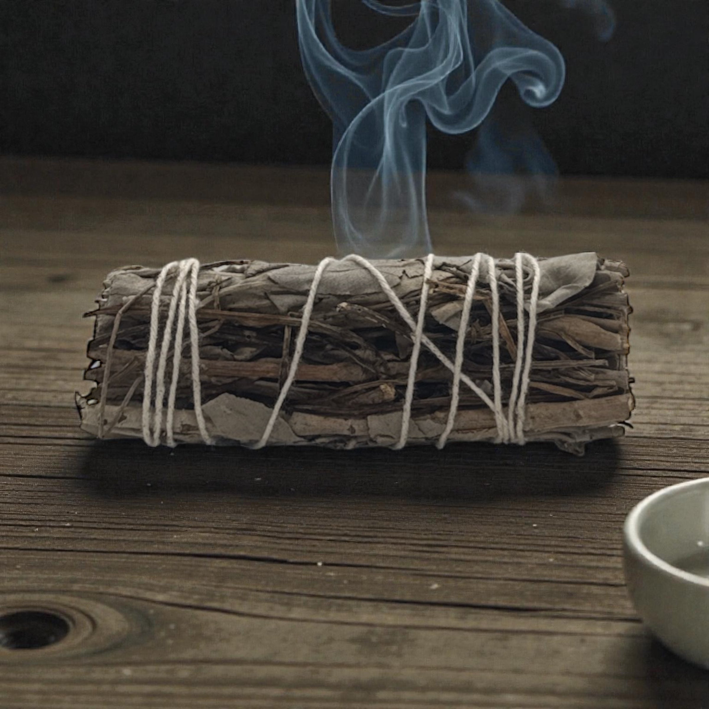 Organic White Sage & Peppermint Smudge Stick (4 in.)