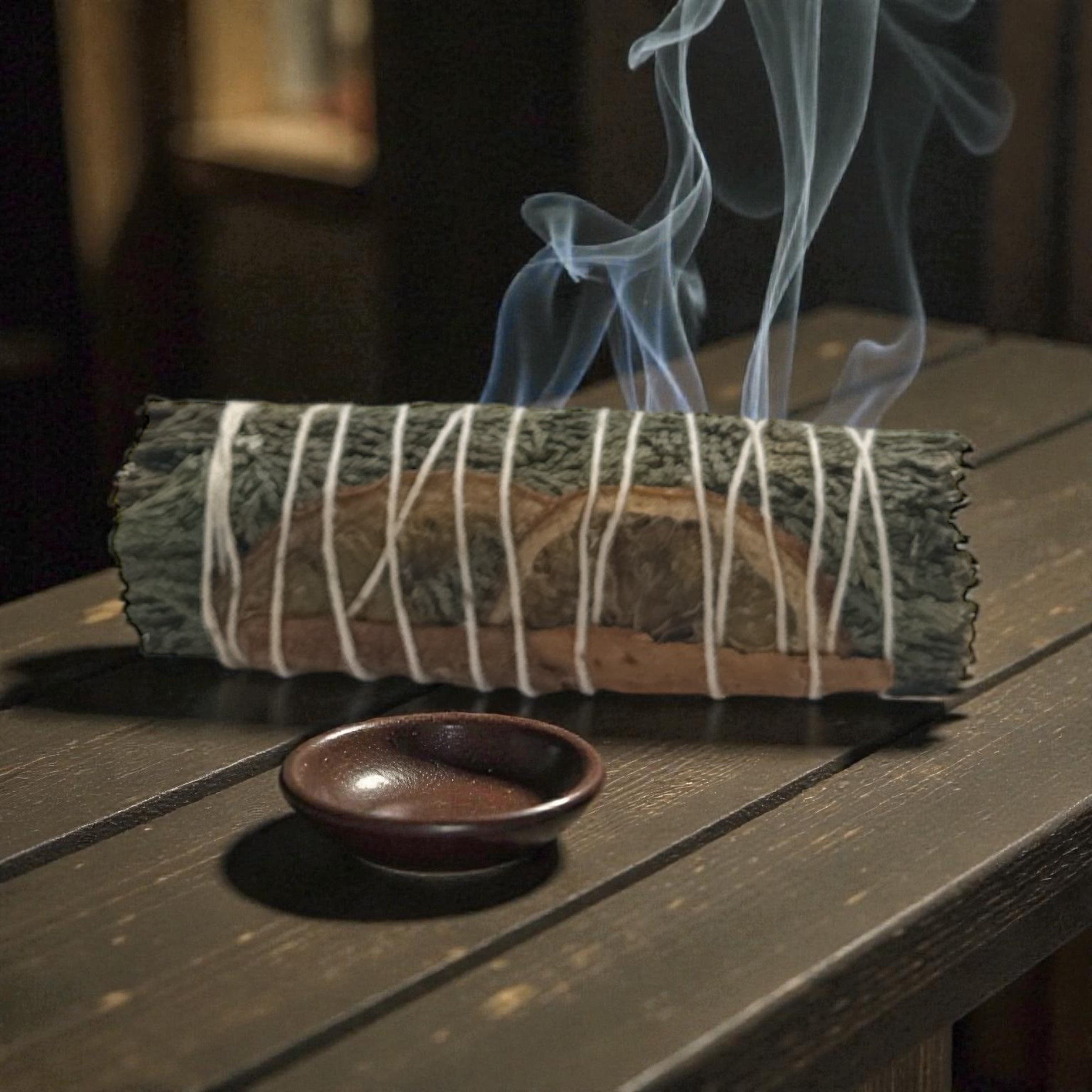 Cedar, Orange & Cinnamon Smudge Stick Bundle (4 in.)