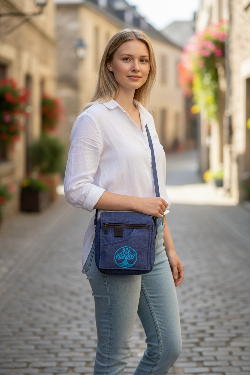 Passport Bags - Dark Blue
