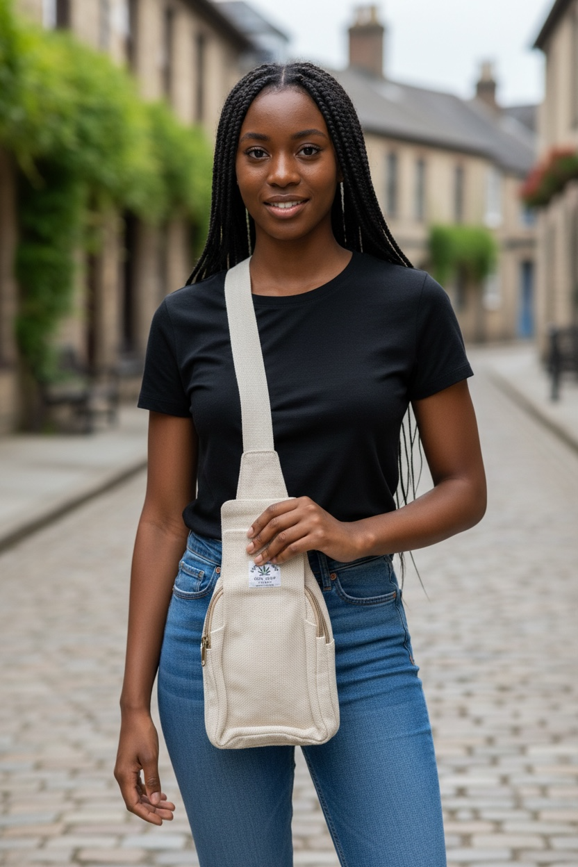 Cross Body Hemp Bag