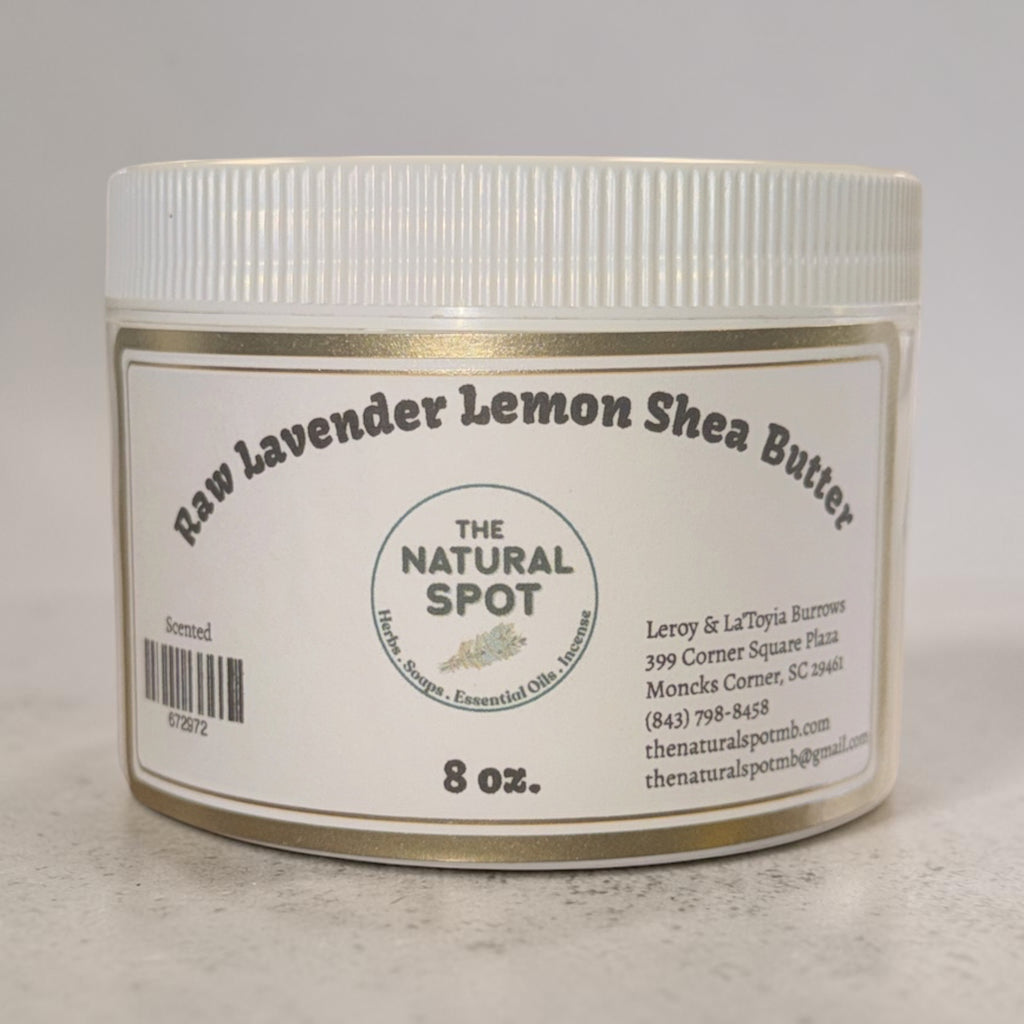 Calming Raw Lavender Lemon Butter for Complete Skin Comfort