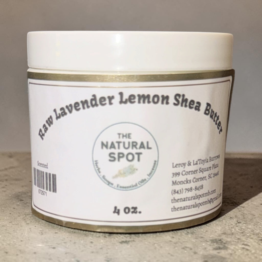 Calming Raw Lavender Lemon Butter for Complete Skin Comfort