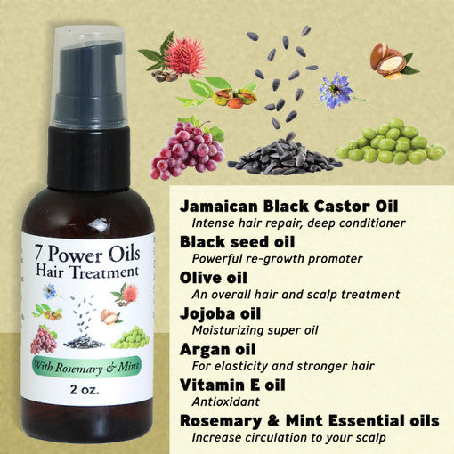 7 Power Oils Hair Treatment with Rosemary & Mint