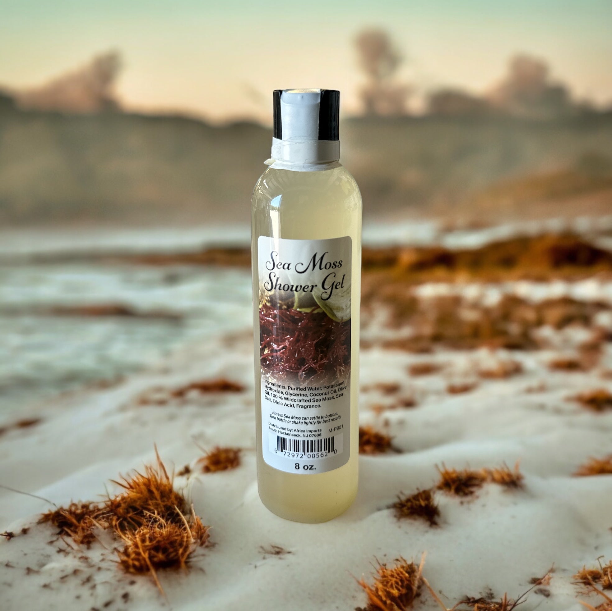 Healing & Moisturizing Sea Moss Body Wash - 8 oz.