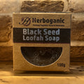 Herboganic Black Seed Loofah Soap - Handmade Herbal Soap for Refresh