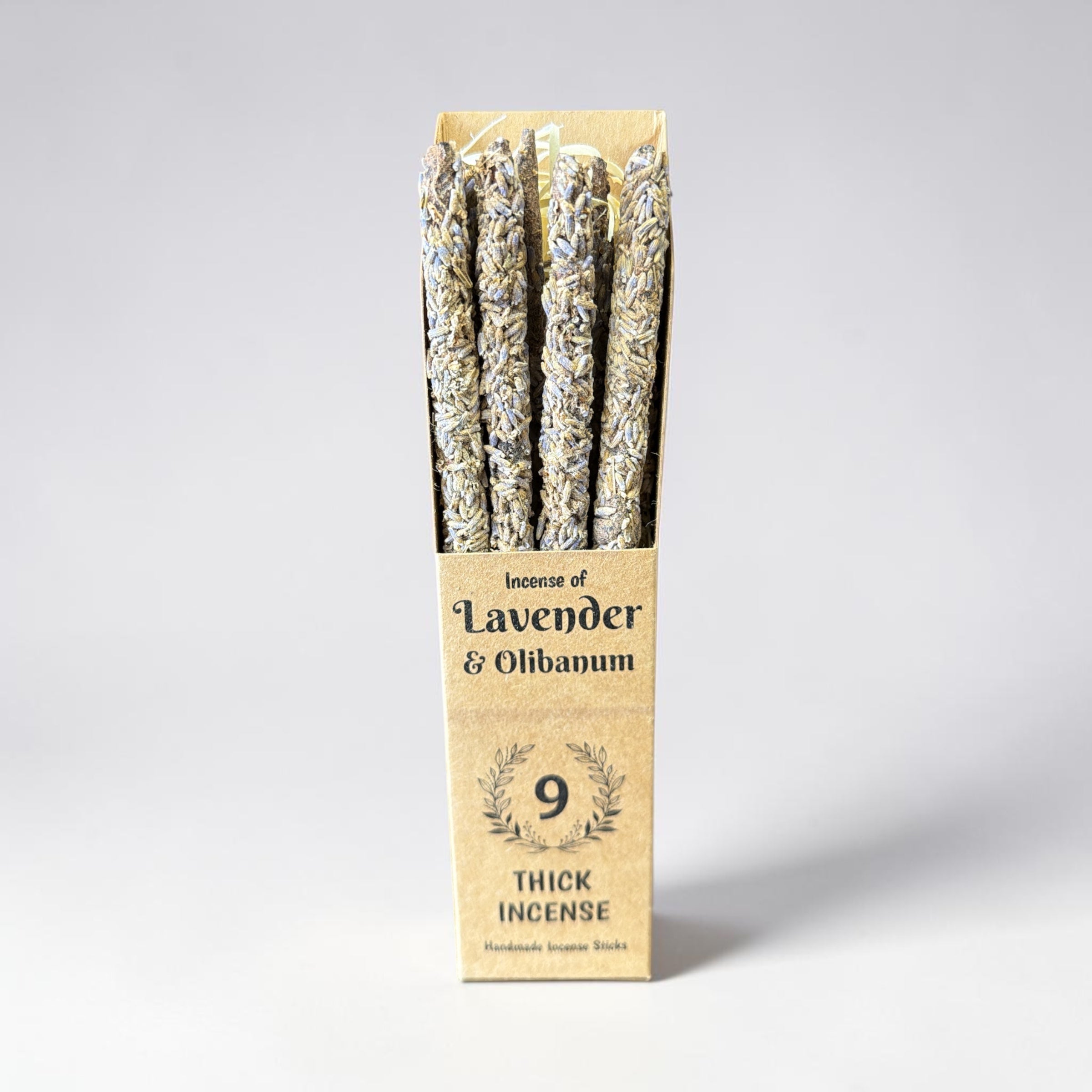 Green Tree Botanical Incense - Lavender (9 Thick Sticks)