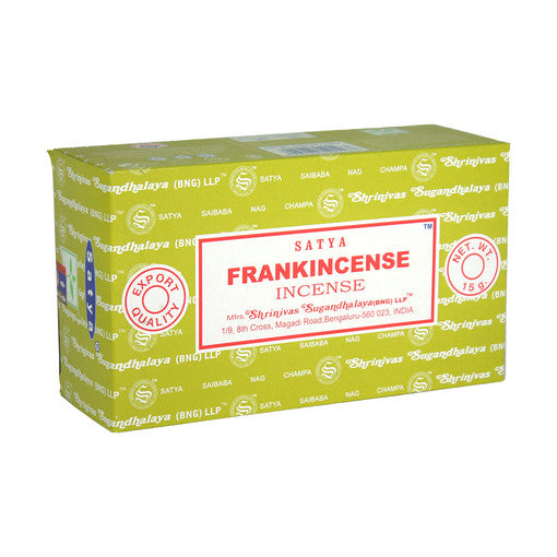(Satya: Frankincense Incense - 15 g - 12-Sticks)