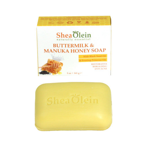 Shea Olein Buttermilk & Manuka Honey Soap with Black Seed Oil & Evening Primrose Oil