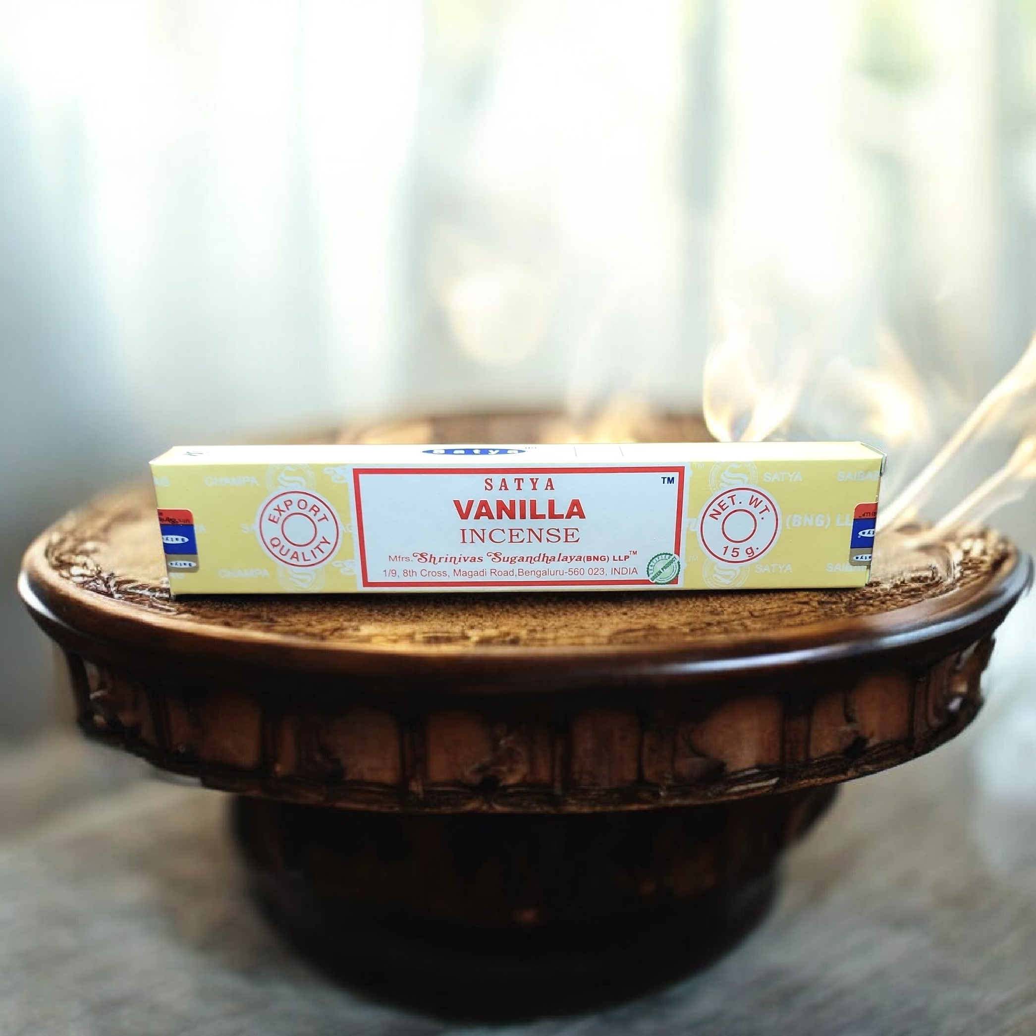 Satya - Vanilla Incense Sticks (15 G.)