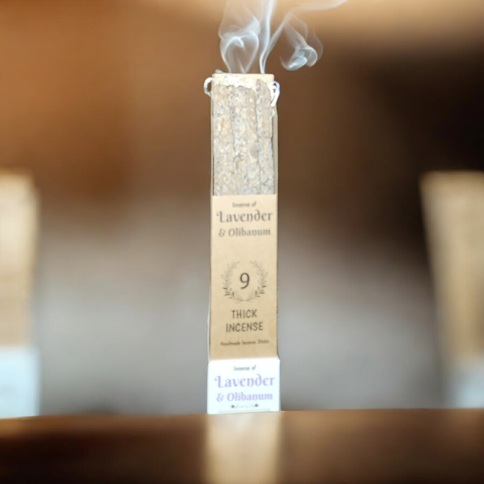 Green Tree Botanical Incense - Lavender (9 Thick Sticks)