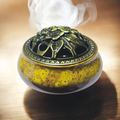 Incense Cone Burner Bowl (3 in.) - Yellow