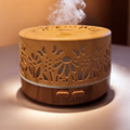 Designer 700ml Ultrasonic 5 in1 Home Diffuser, Light Flowers