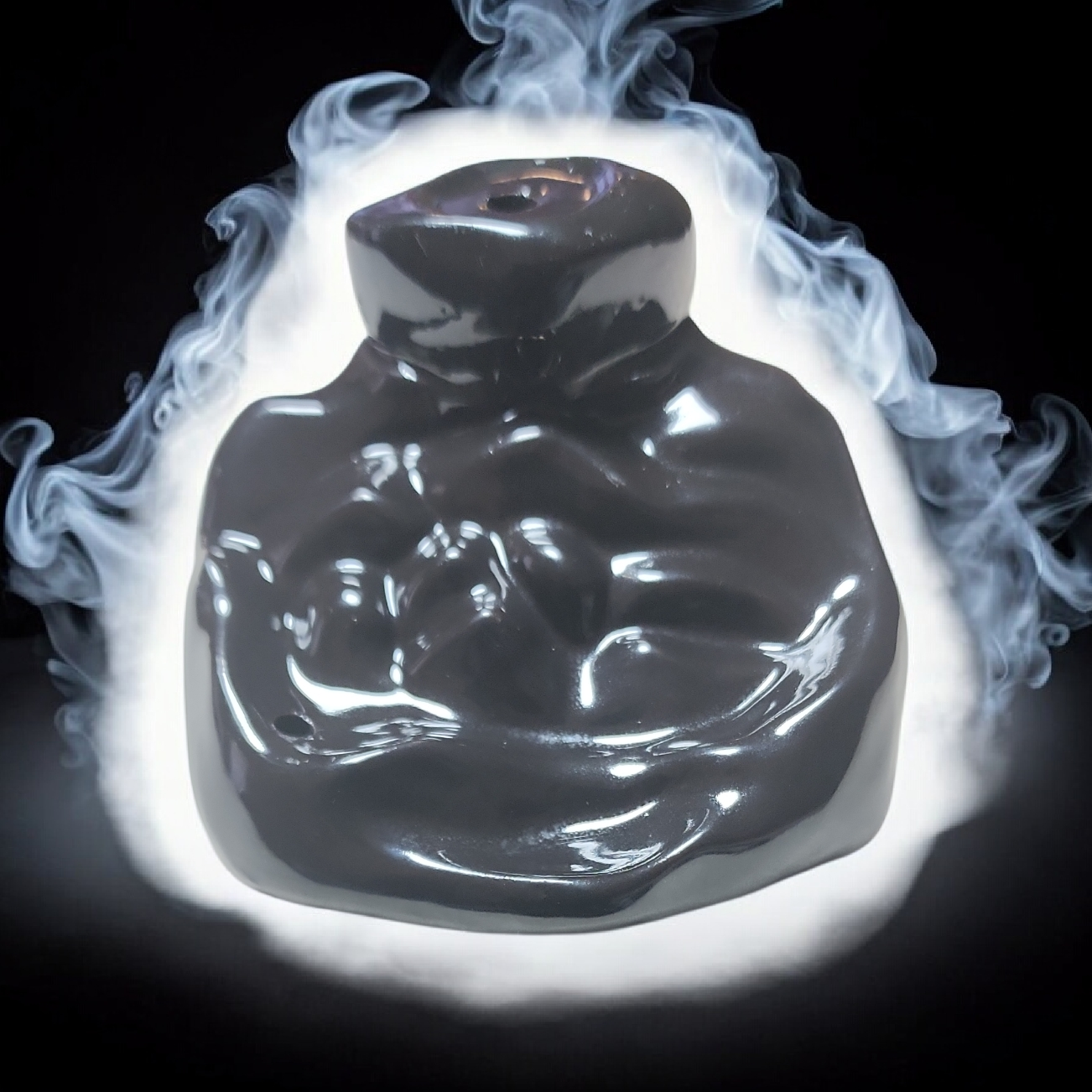 Ceramic Backflow Burner + Incense Holder: Primrose Path