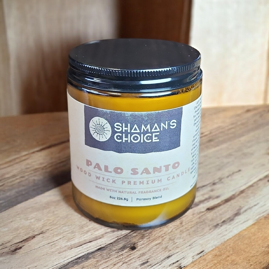 Palo Santo Wood Wick 8 oz Premium Candle