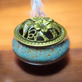 Incense Cone Burner Bowl (3 in.) - Blue